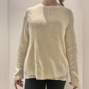 Lucky Brands Sparkle Sweater With Shirt Bottom
